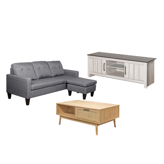 Lounge Bundle - Rattan